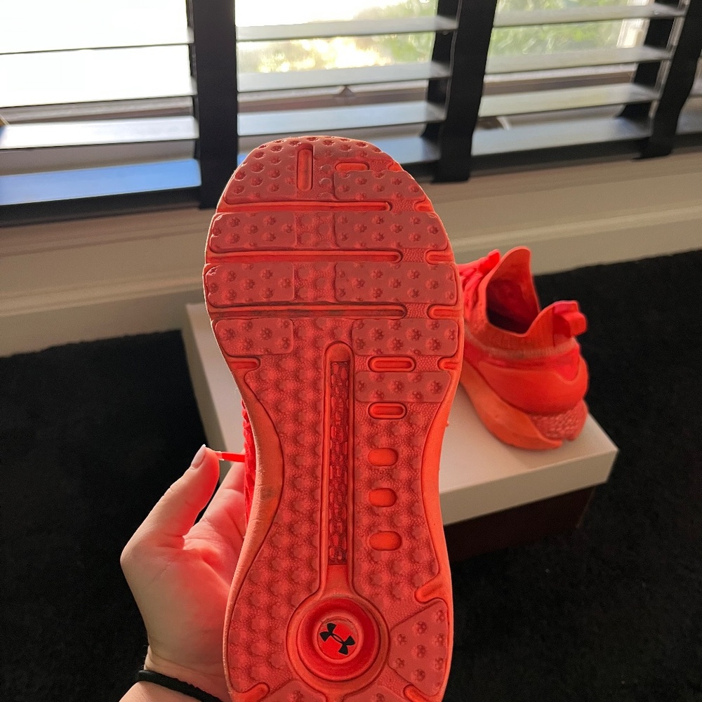 Women's Vibrant Orange Sneakers - Picture 4 of 4